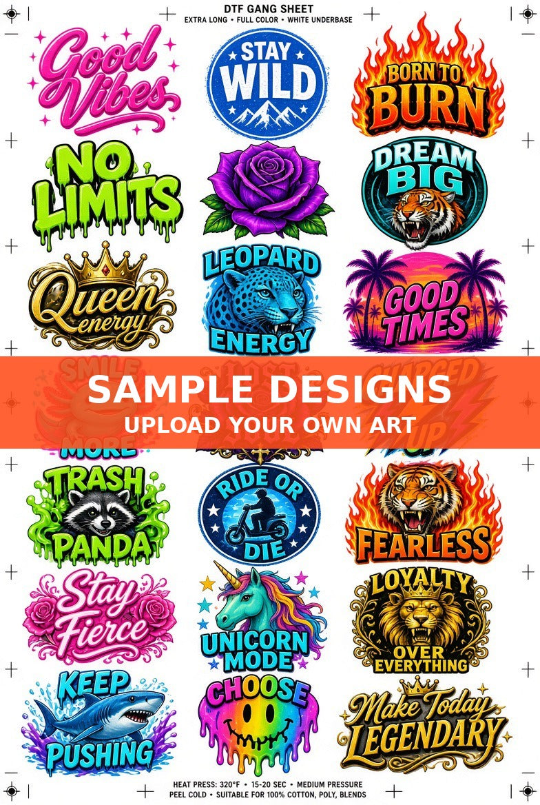 Upload Gang Sheet